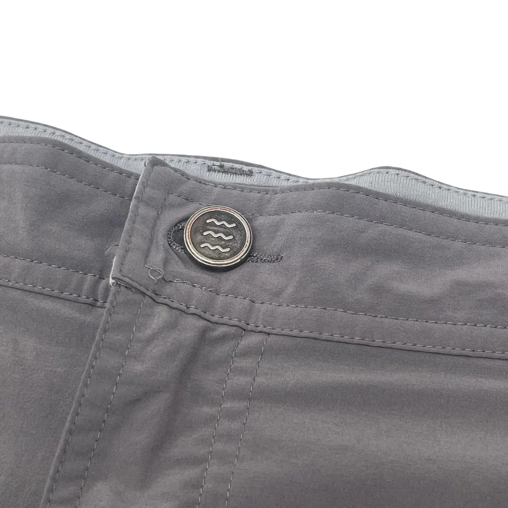 Free Fly Mens Breeze Shorts Size 42‎ Gray Polyester Spandex Lightweight Golf